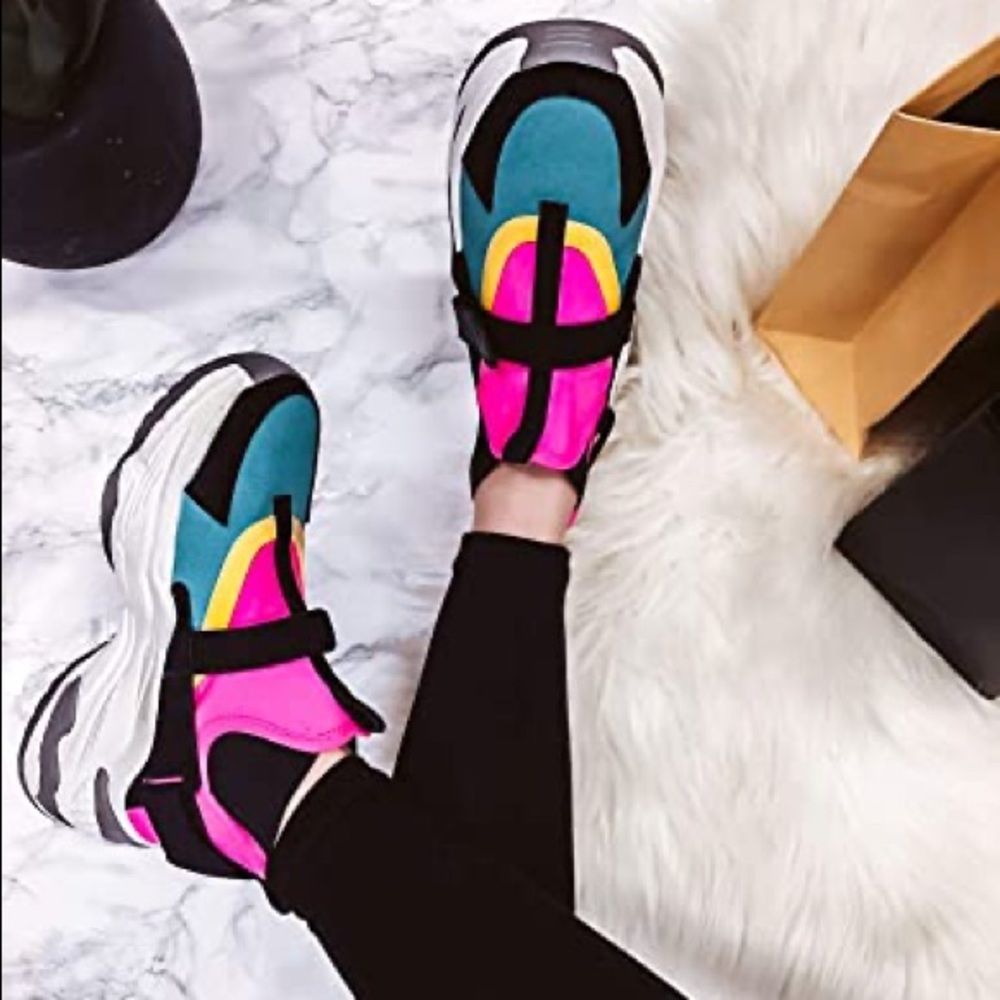 Multi chunky sneaker